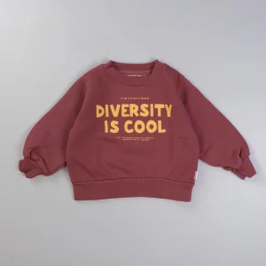 TINYCOTTONS - DIVERSITY IS COOL SWEATSHIRT