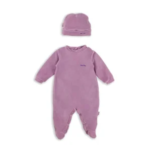 Bon Bon - Set tutina e cappello in ciniglia