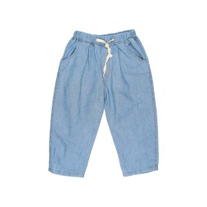 DENIM LINEN PANTS